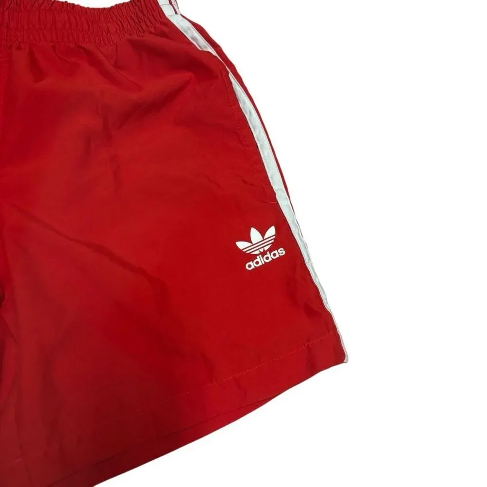 Adidas Size Small Trefoil Red Sprinter Shorts